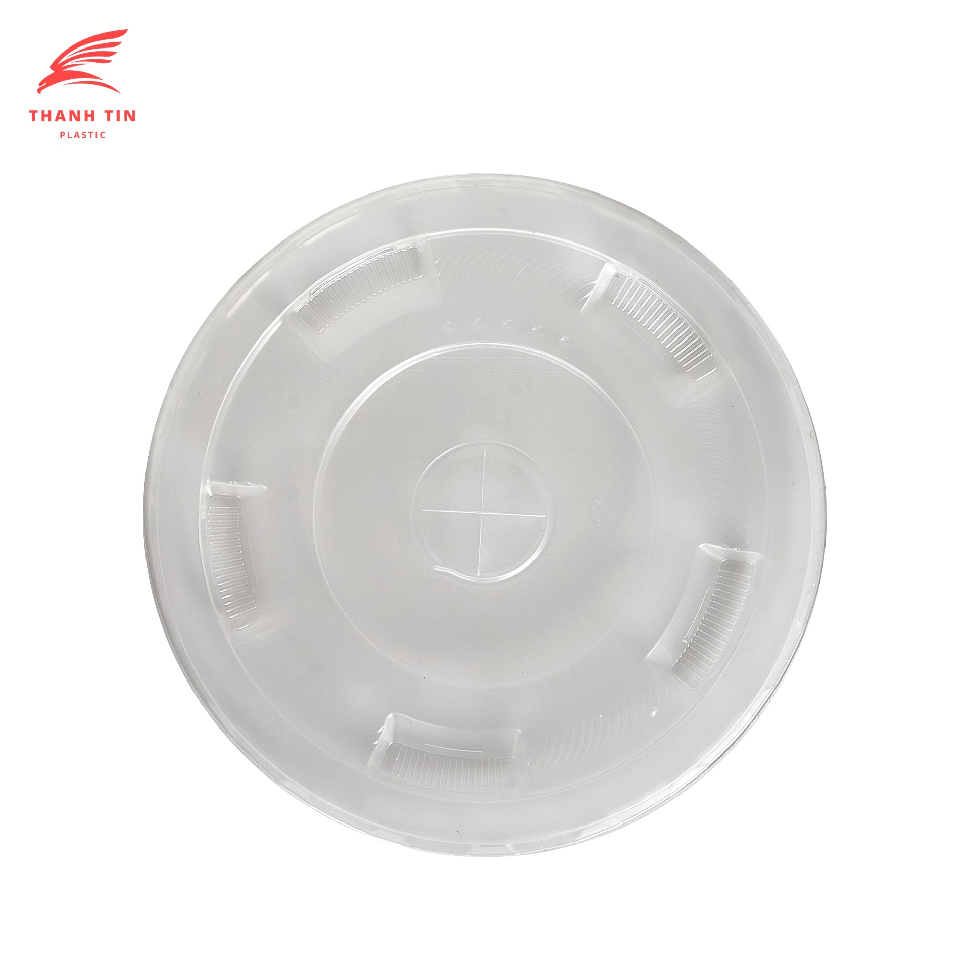PP flat lids with cross-cut straw hole — Thanh Tin Plastic product photo 10